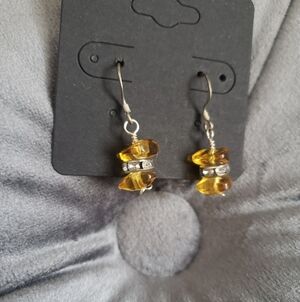 Handmade Sterling Silver Hook Elegand Dangle Earrings